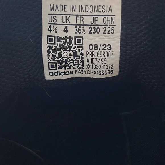 adidas Copa Pure Soccer cleats black silver distinct 3 stripes US Sz 4.5 - Picture 2 of 4